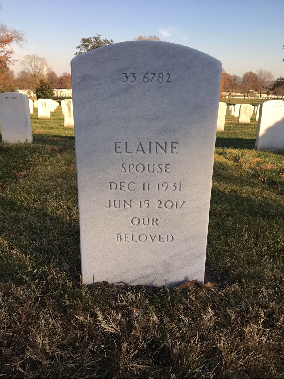Back of headstone — Jack Mccants