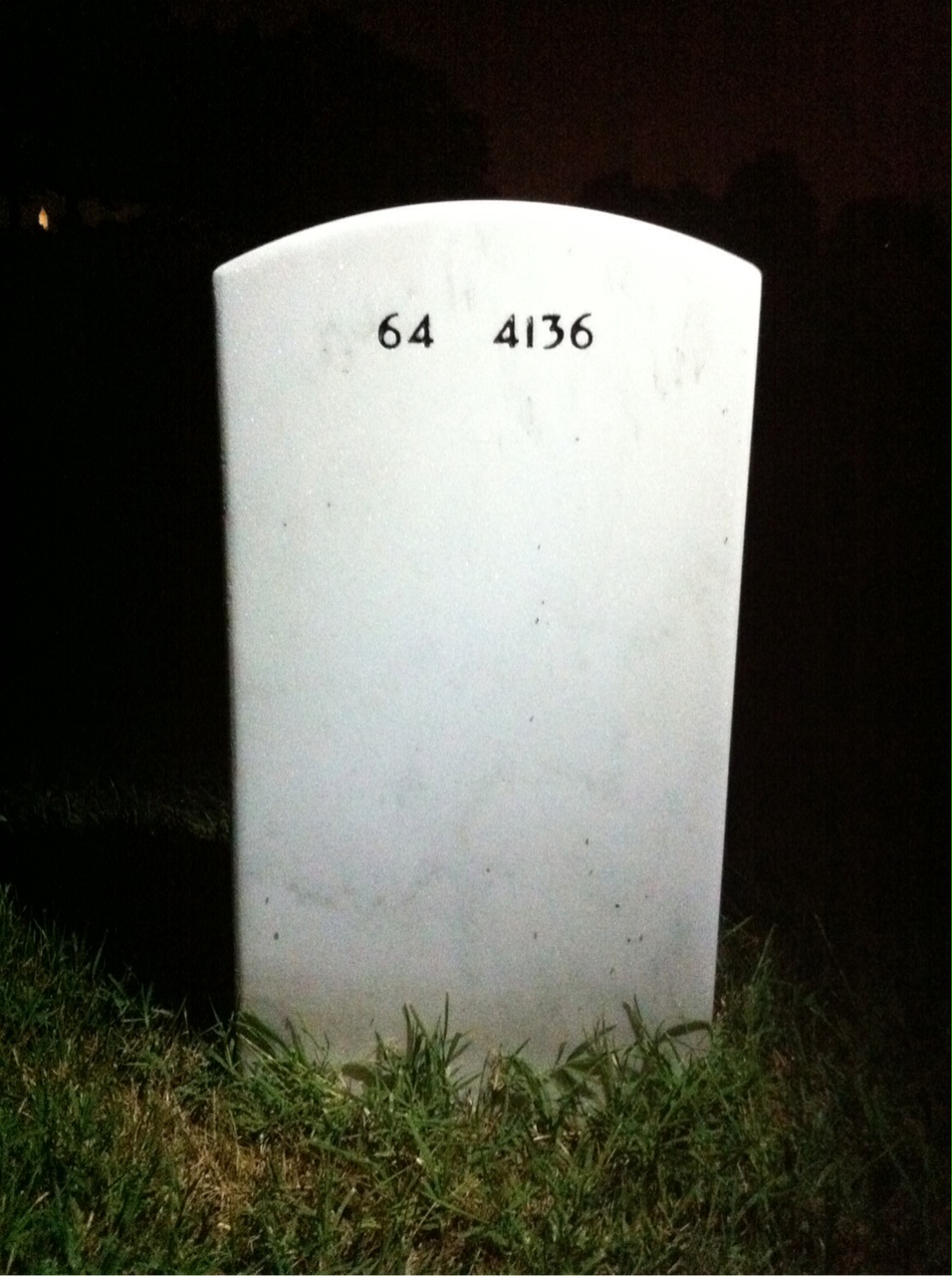 Back of headstone — Diego Poloni