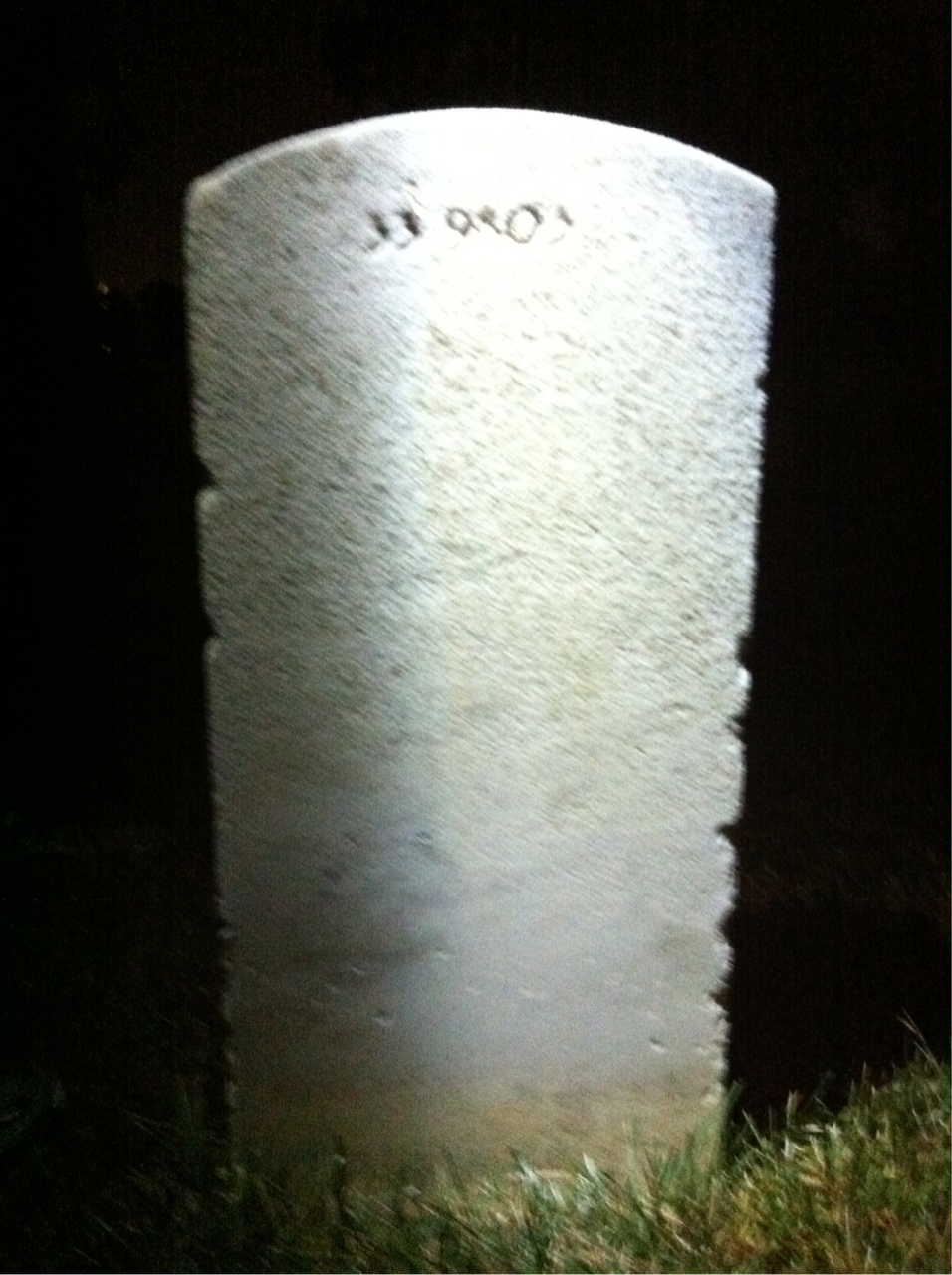 Back of headstone — Edward Baboian