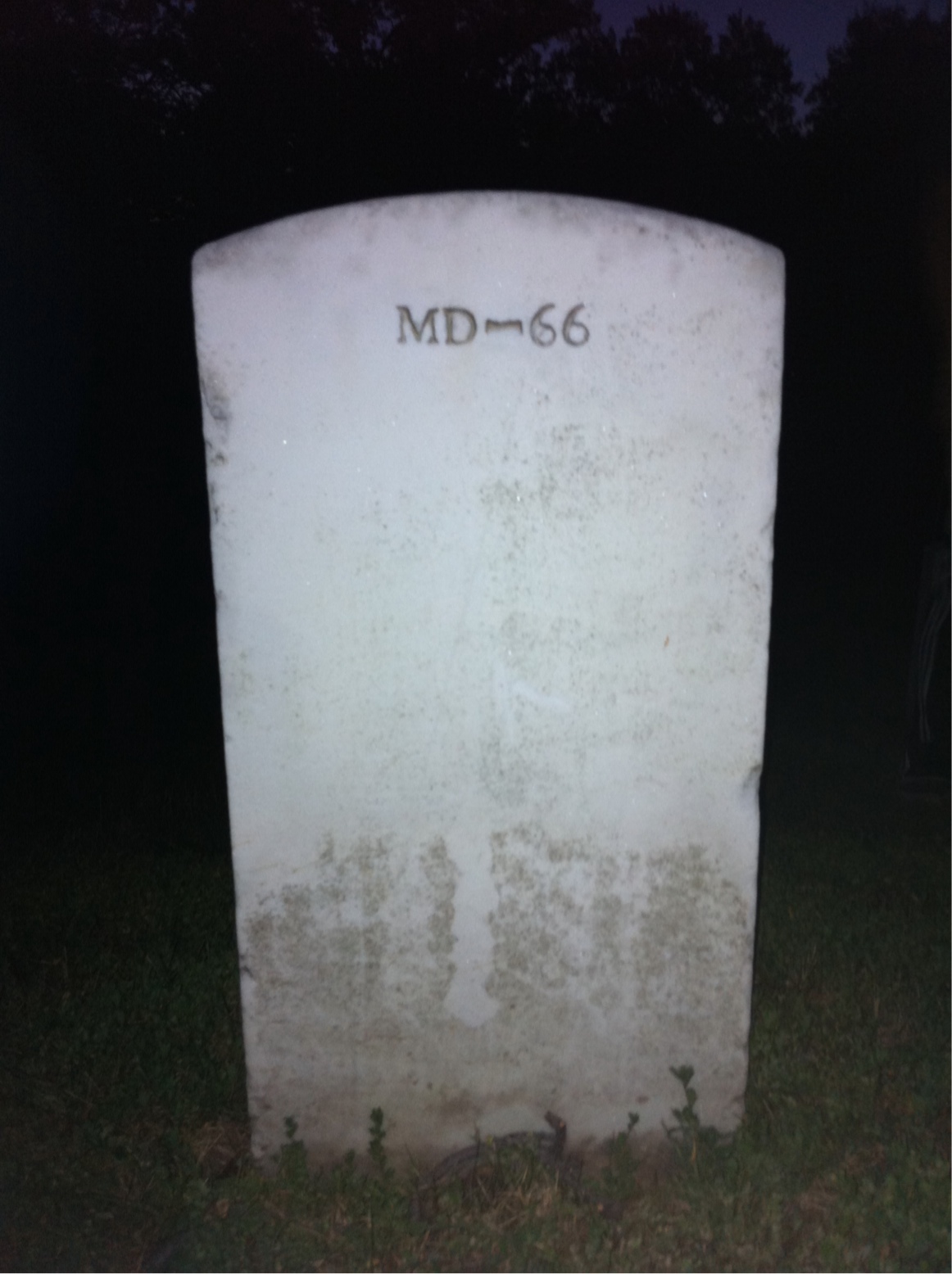 Back of headstone — Kenneth Murphy