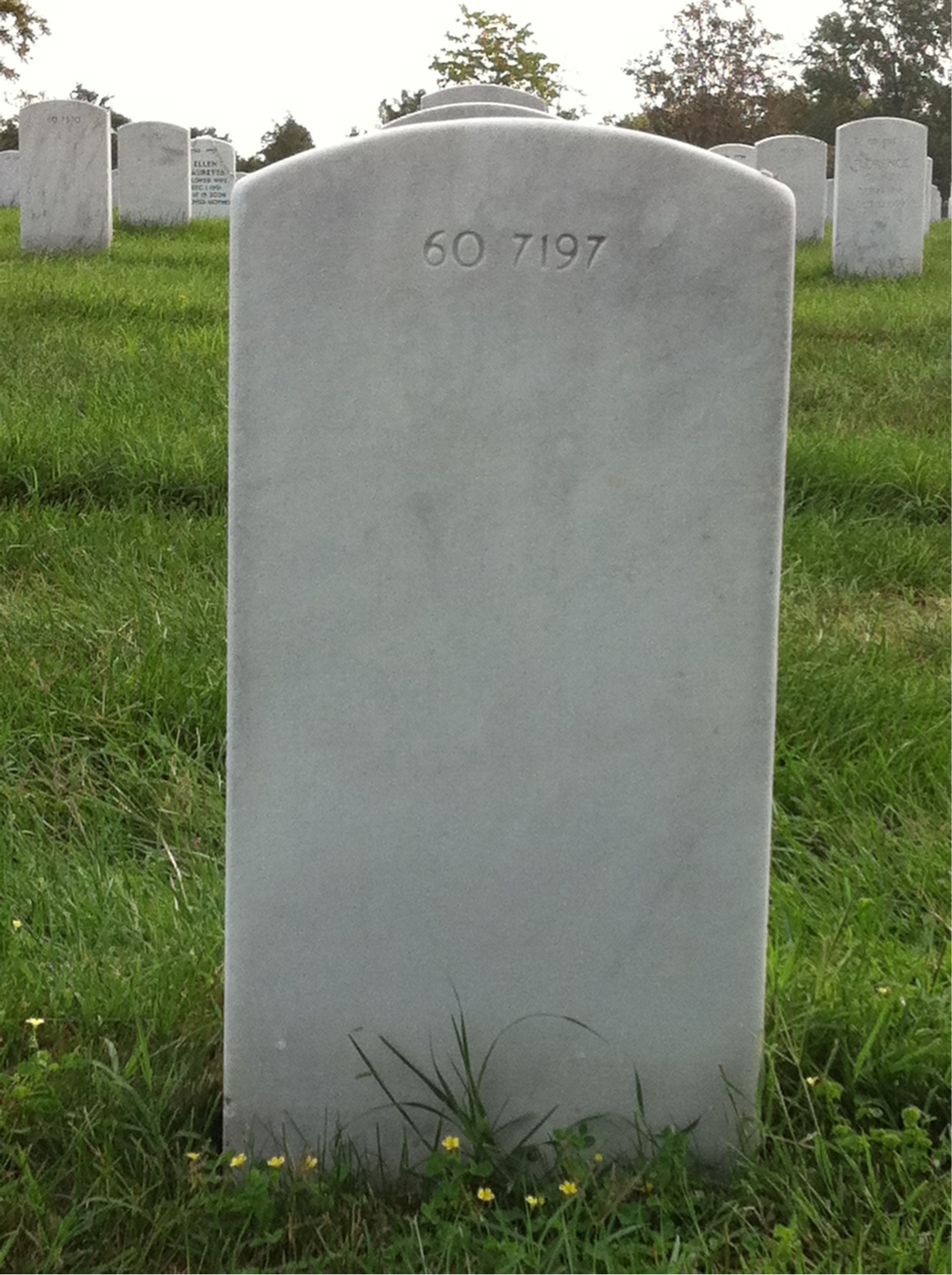 Back of headstone — Scott A Bresson