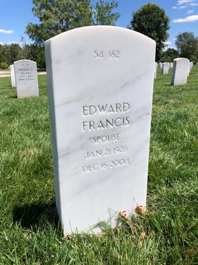 Back of headstone — Elizabeth Shedlick