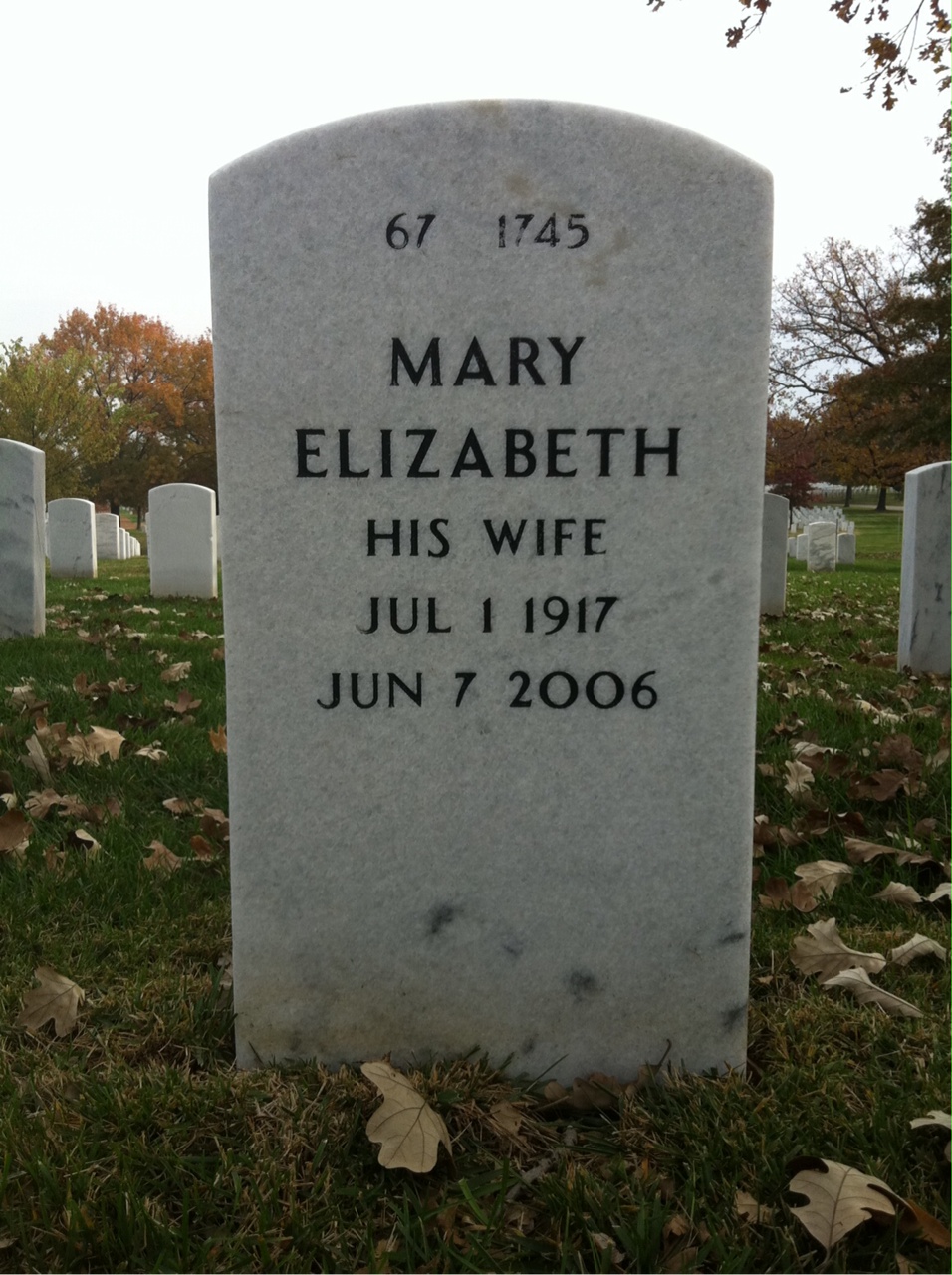Back of headstone — William Newkirk