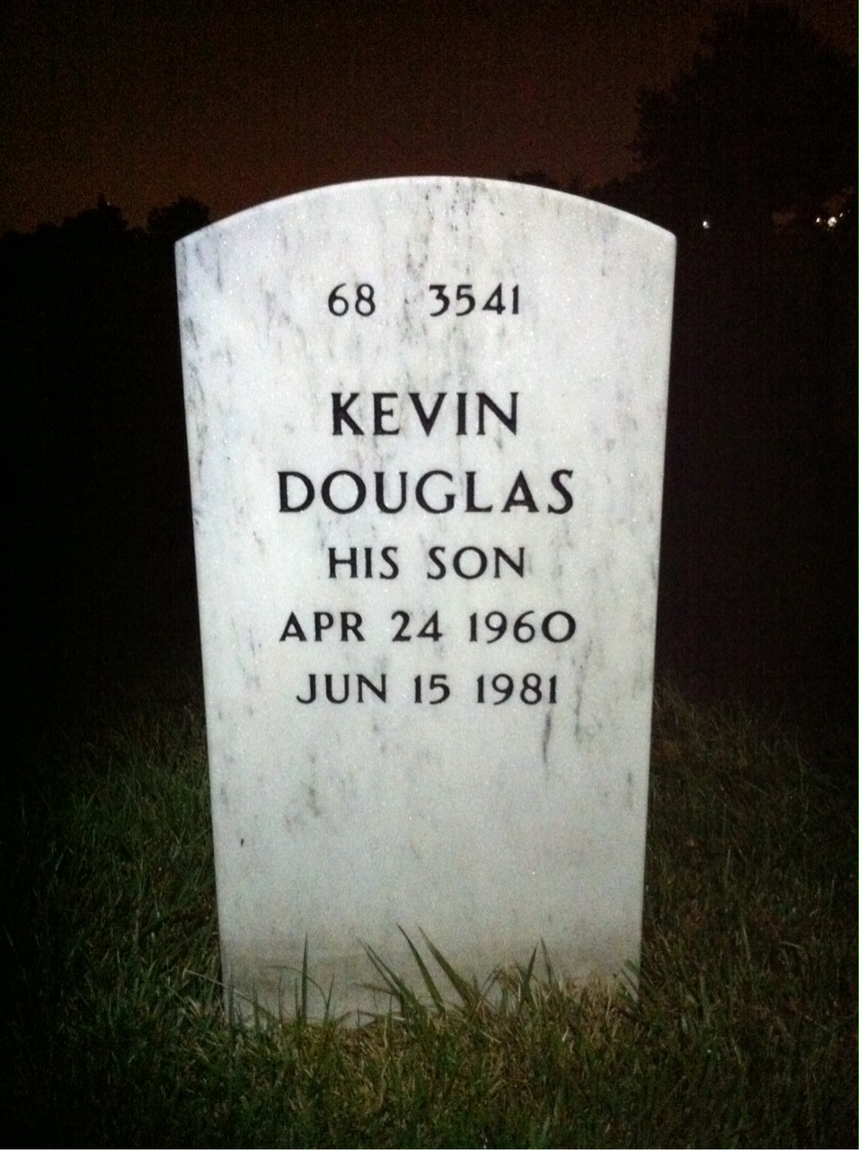 Back of headstone — William Kimball