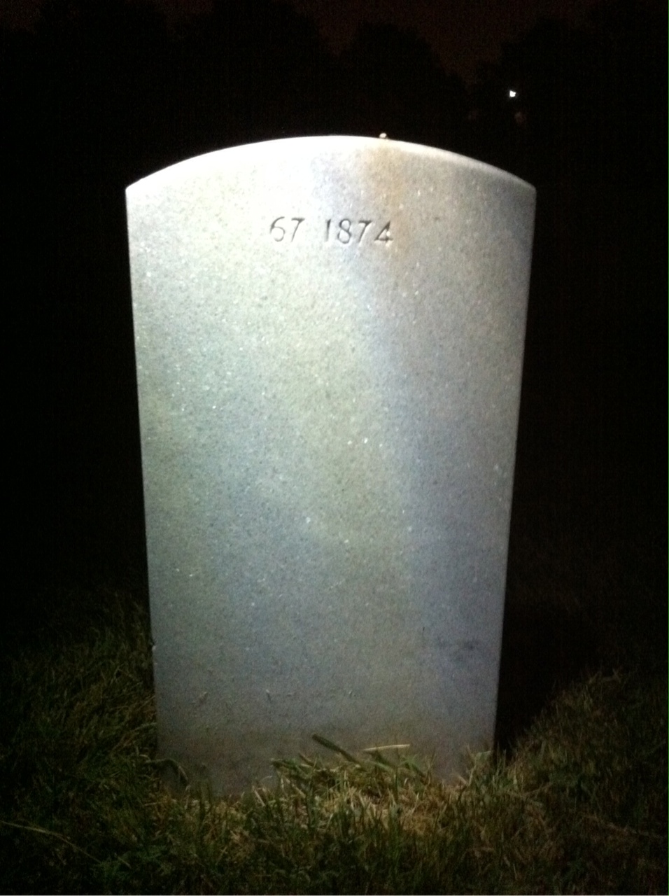Back of headstone — Troy Lee Wicker