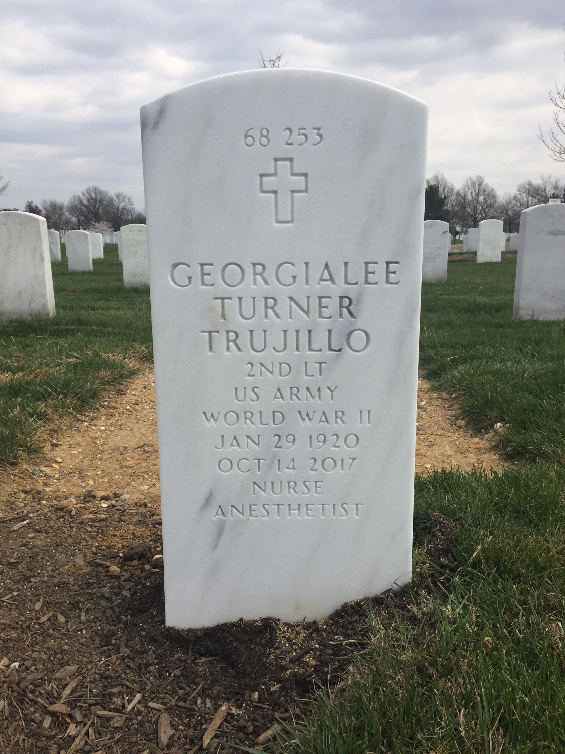 Back of headstone — Jesse Trujillo