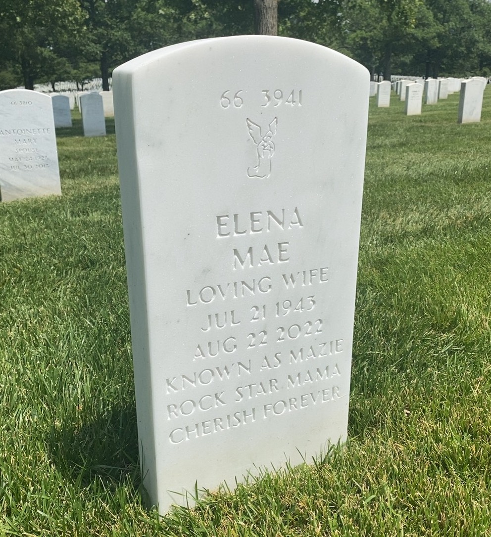 Back of headstone — William G King