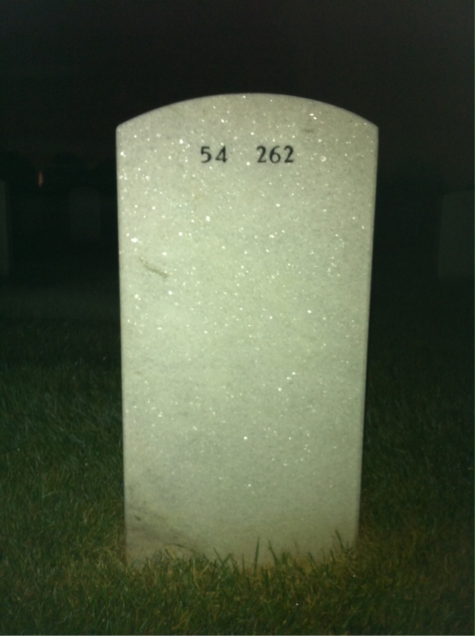 Back of headstone — Corise Varn
