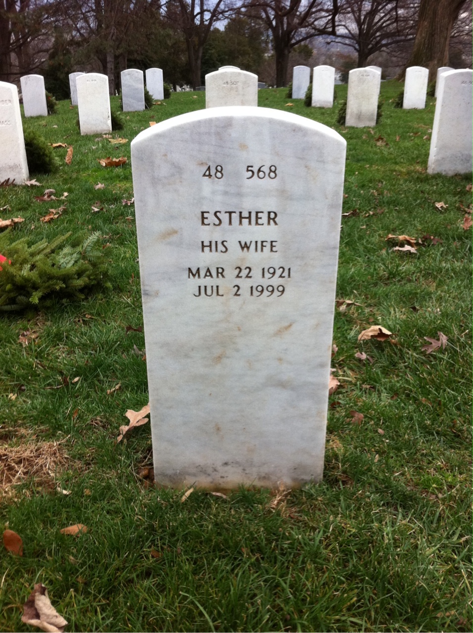 Headstone shared by 2 interments, including Charles Macgillivary