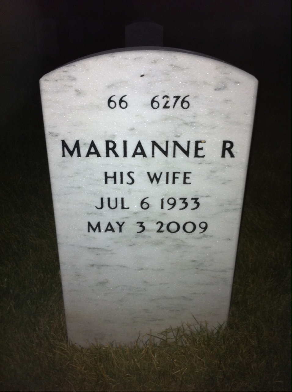 Back of headstone — Edward Hapshie