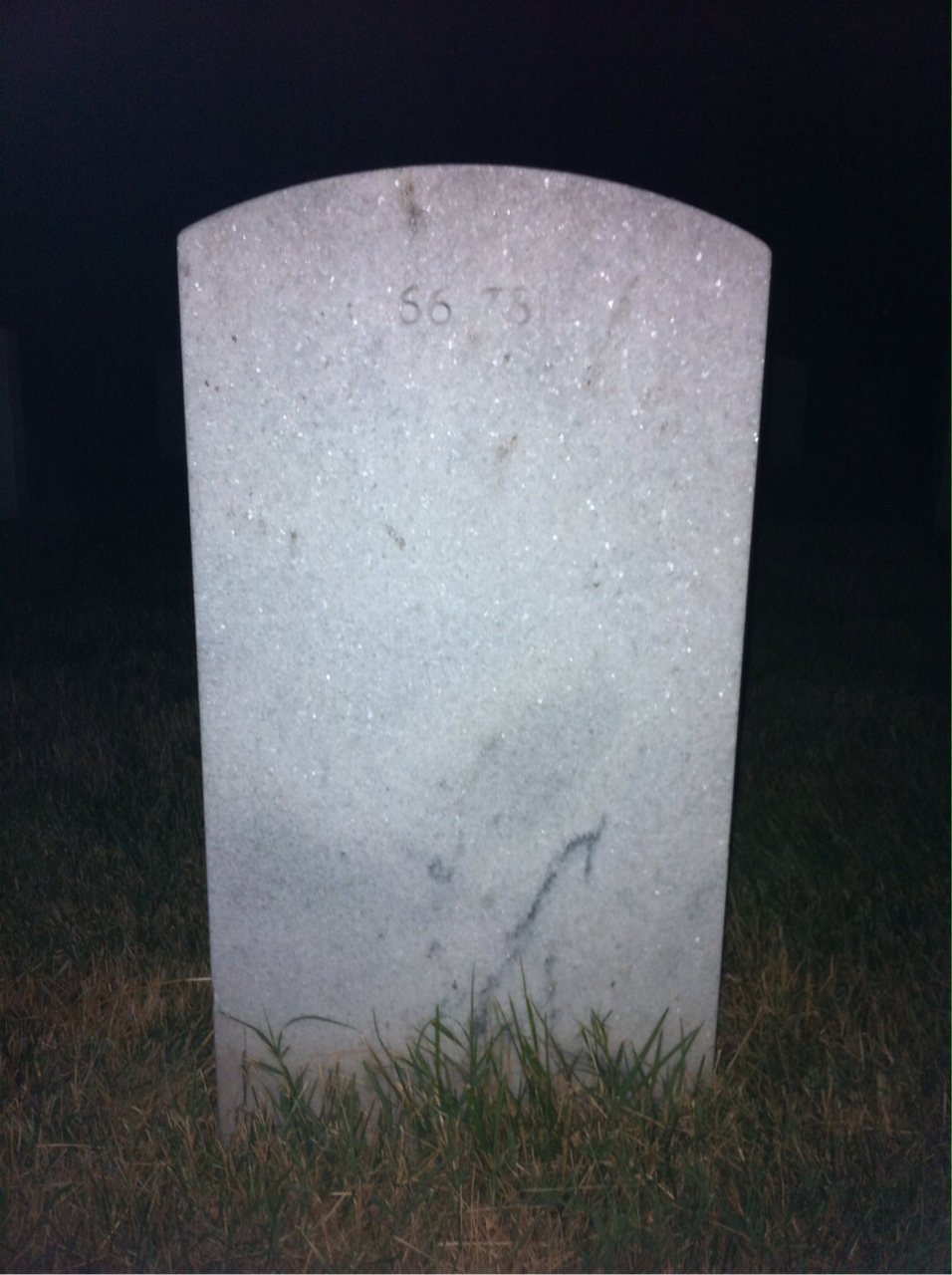 Back of headstone — Timothy Earl Mcdaniel