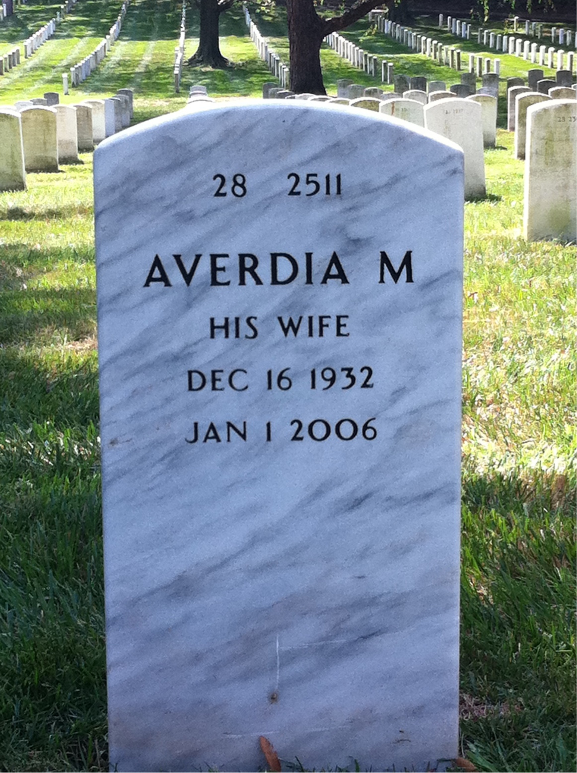 Back of headstone — Rudolph Tibbs