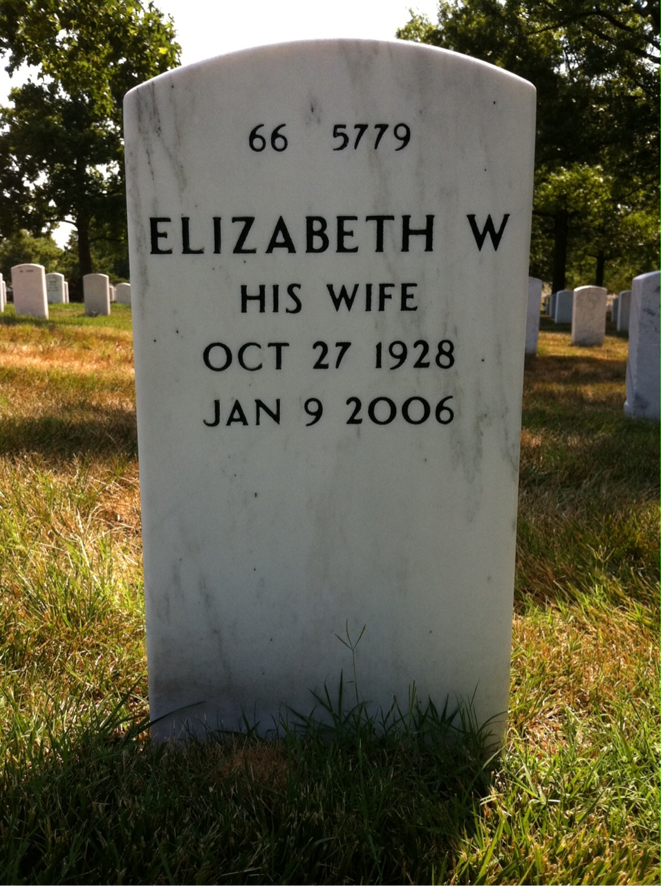 Back of headstone — John Pearson