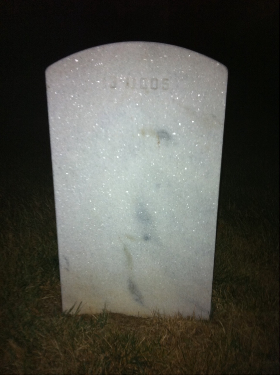 Back of headstone — Daniel Murphy