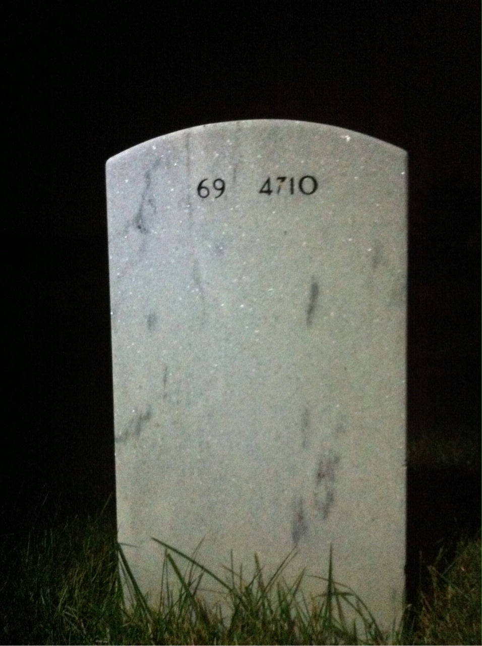 Back of headstone — Adolph Gollubier