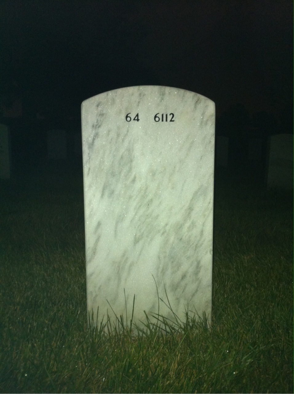 Back of headstone — Richard Kelly