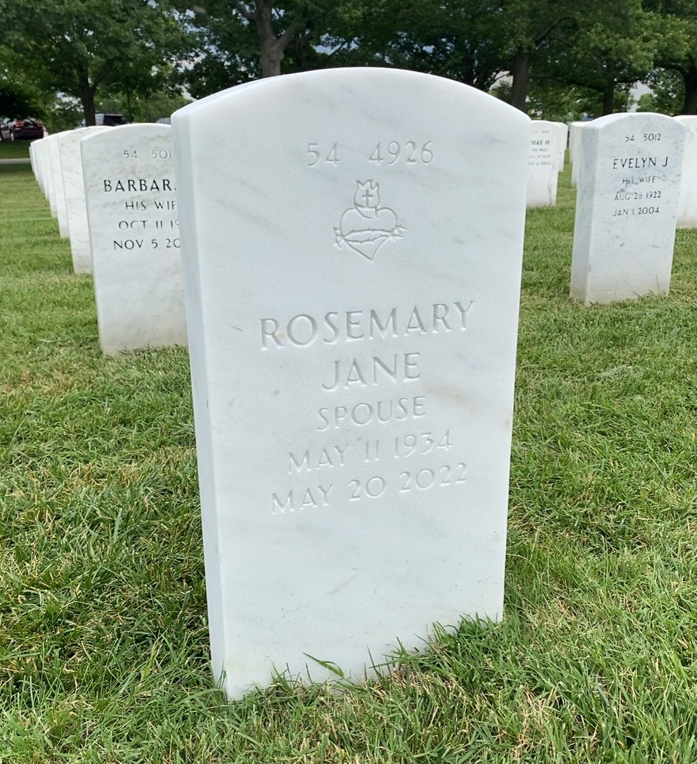 Back of headstone — William Koch
