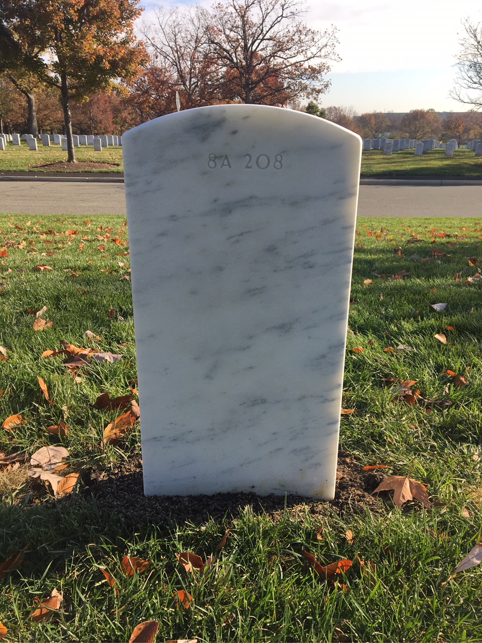Back of headstone — Richard Mcneely