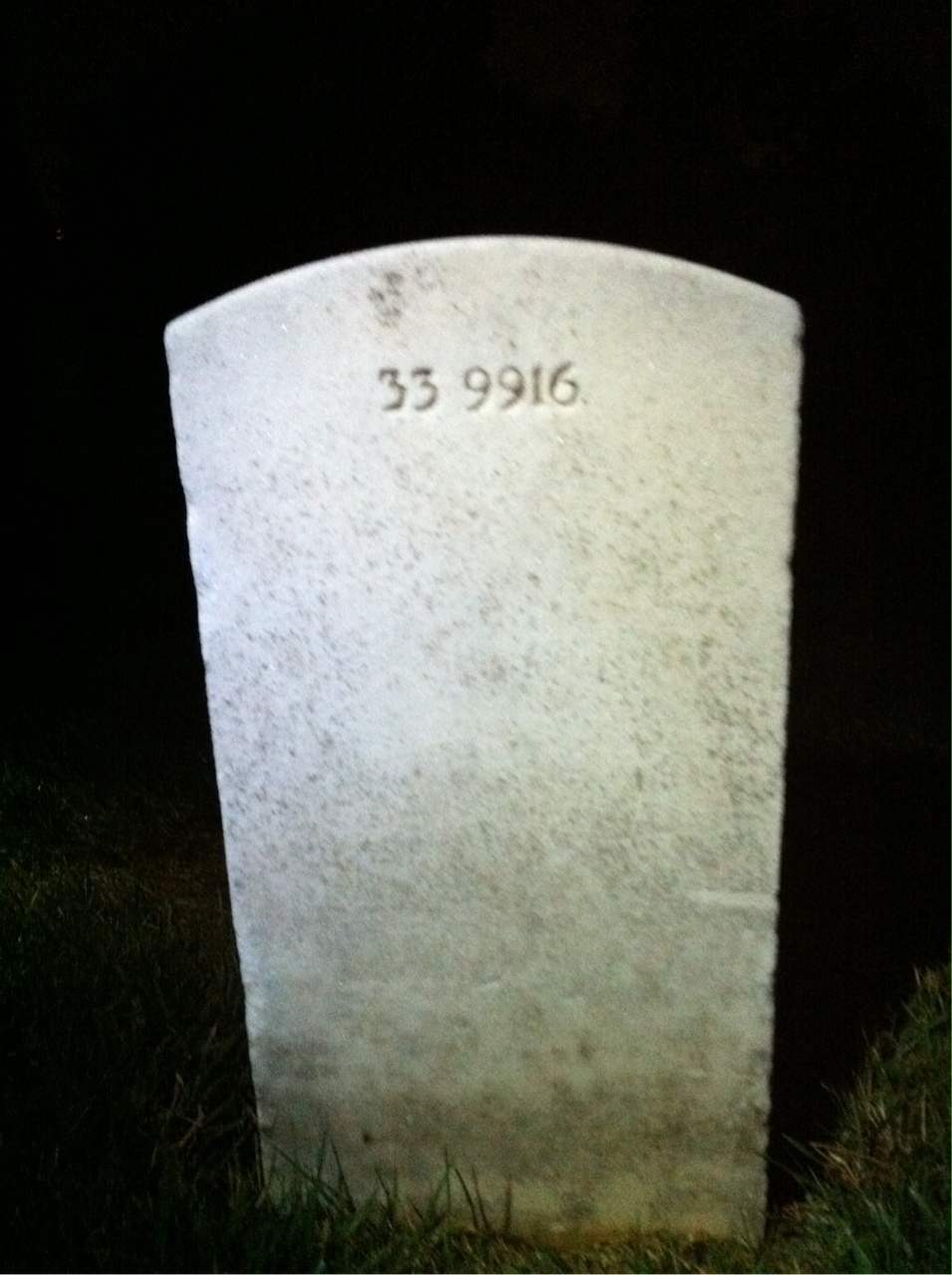 Back of headstone — Mable Ballard