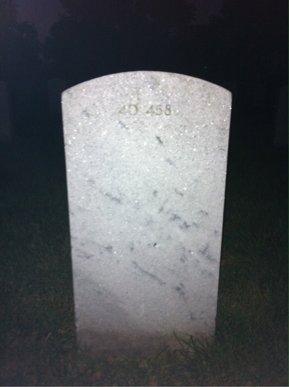 Back of headstone — Cornelis Moerkerken