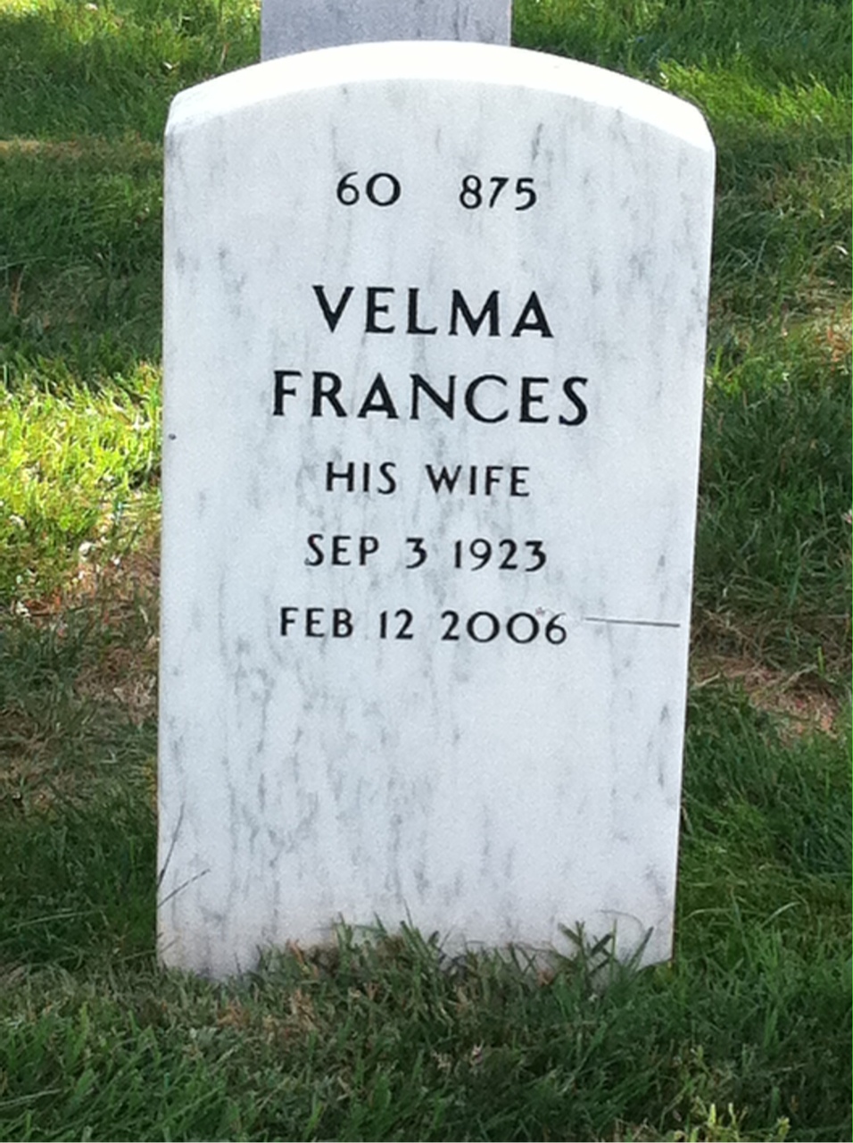 Back of headstone — Stanislaus Wolczak