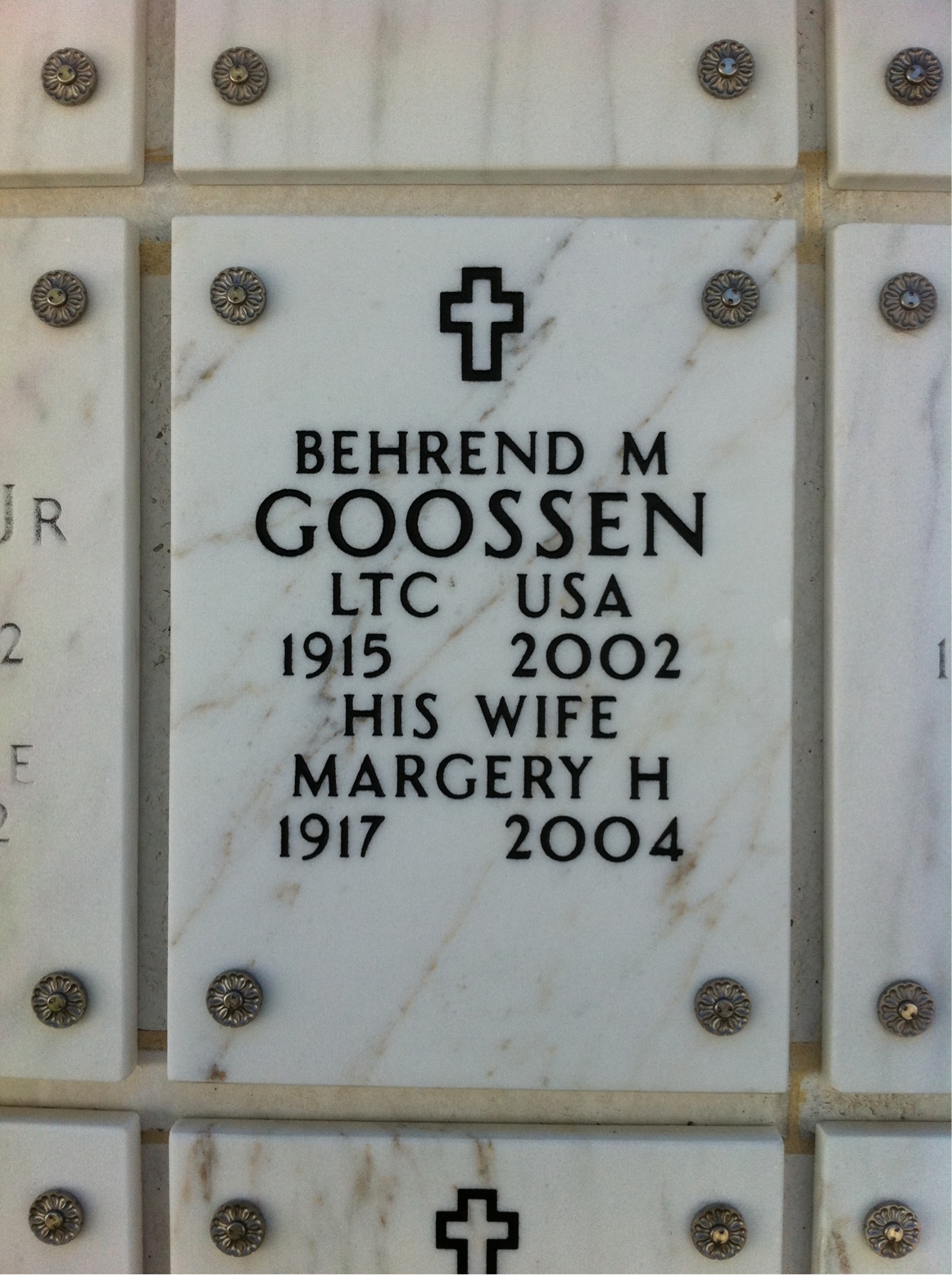 Behrend M Goossen