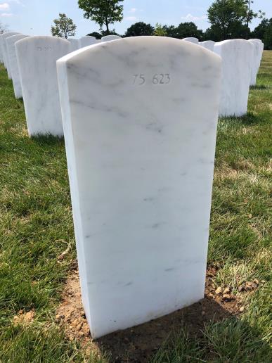 Back of headstone — Hermon Moyers