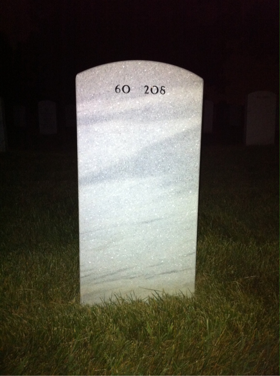 Back of headstone — Roy Cannon