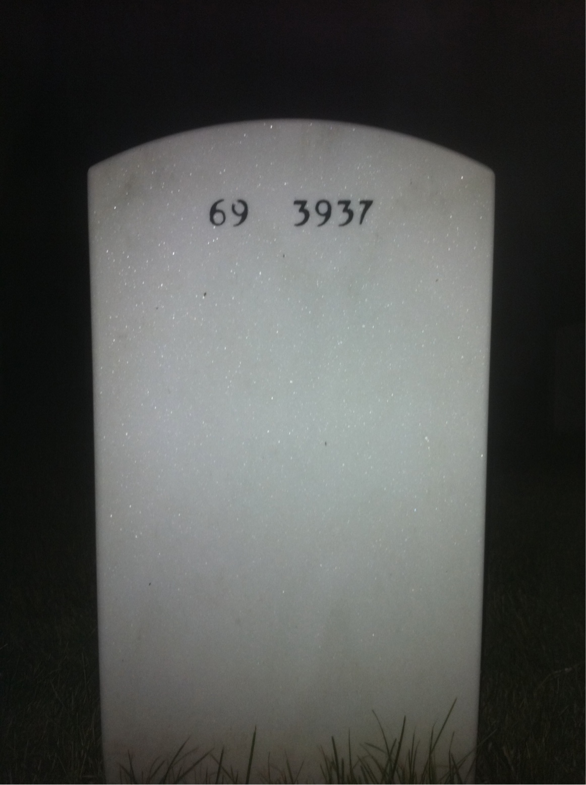 Back of headstone — Edward Kolish
