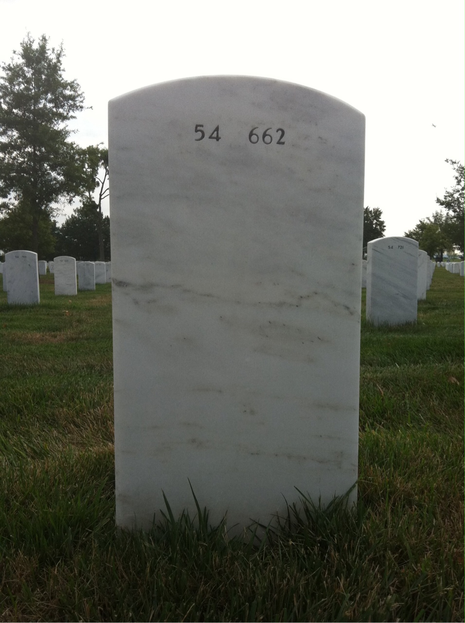 Back of headstone — Leon Williams