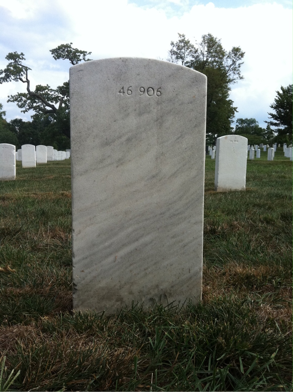 Back of headstone — Polly Bentley