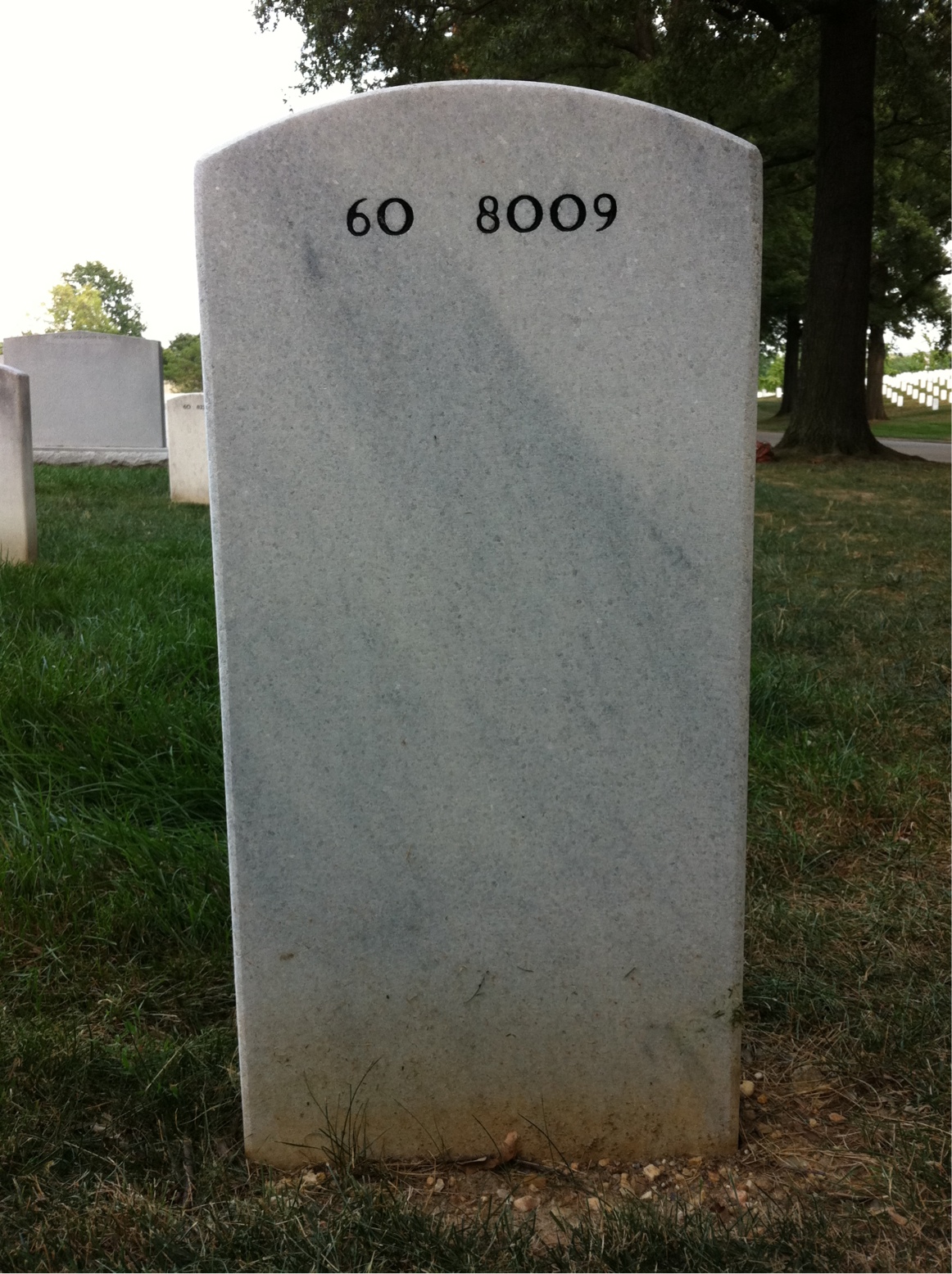 Back of headstone — Ural Clay Parnell