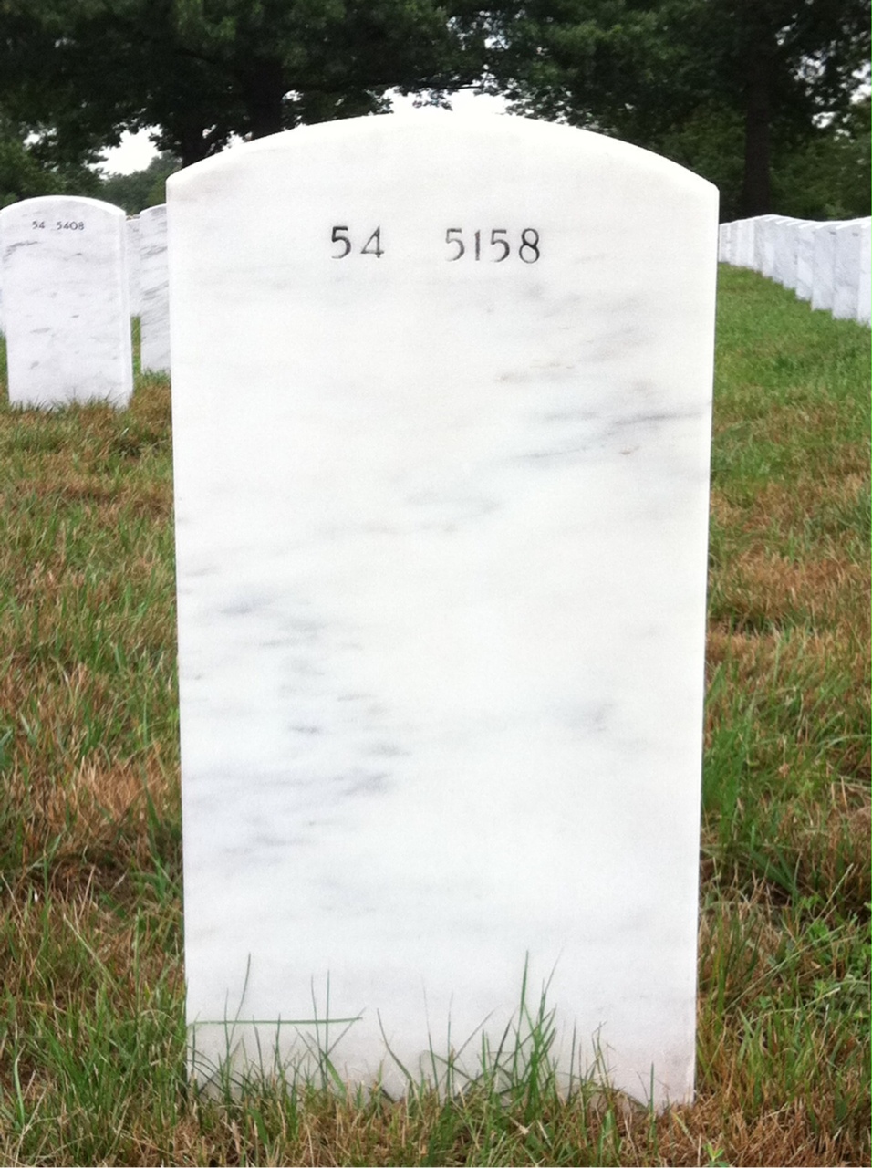 Back of headstone — Elizabeth Smith