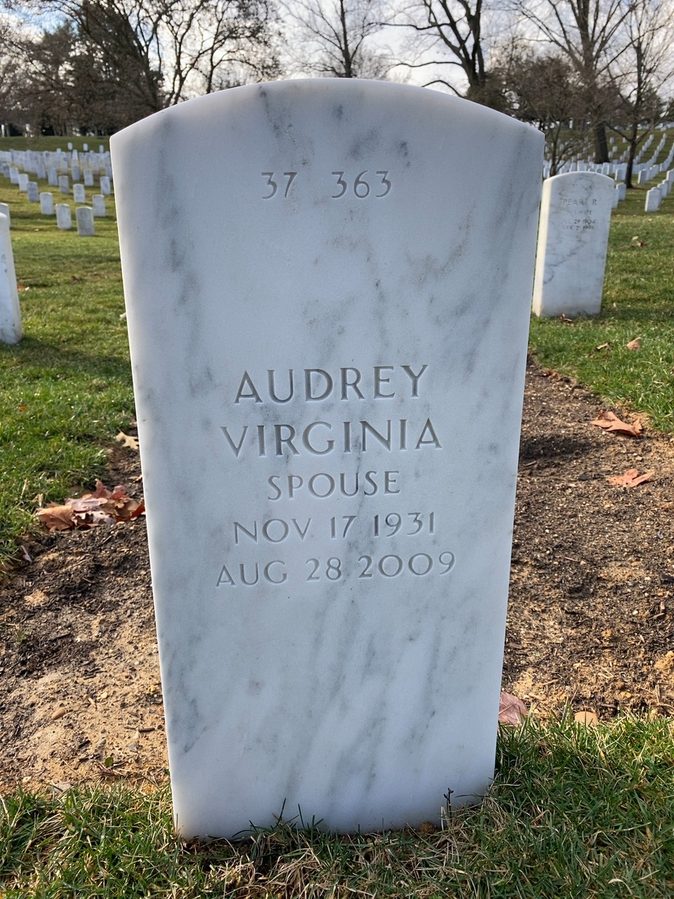 Back of headstone — William Fries
