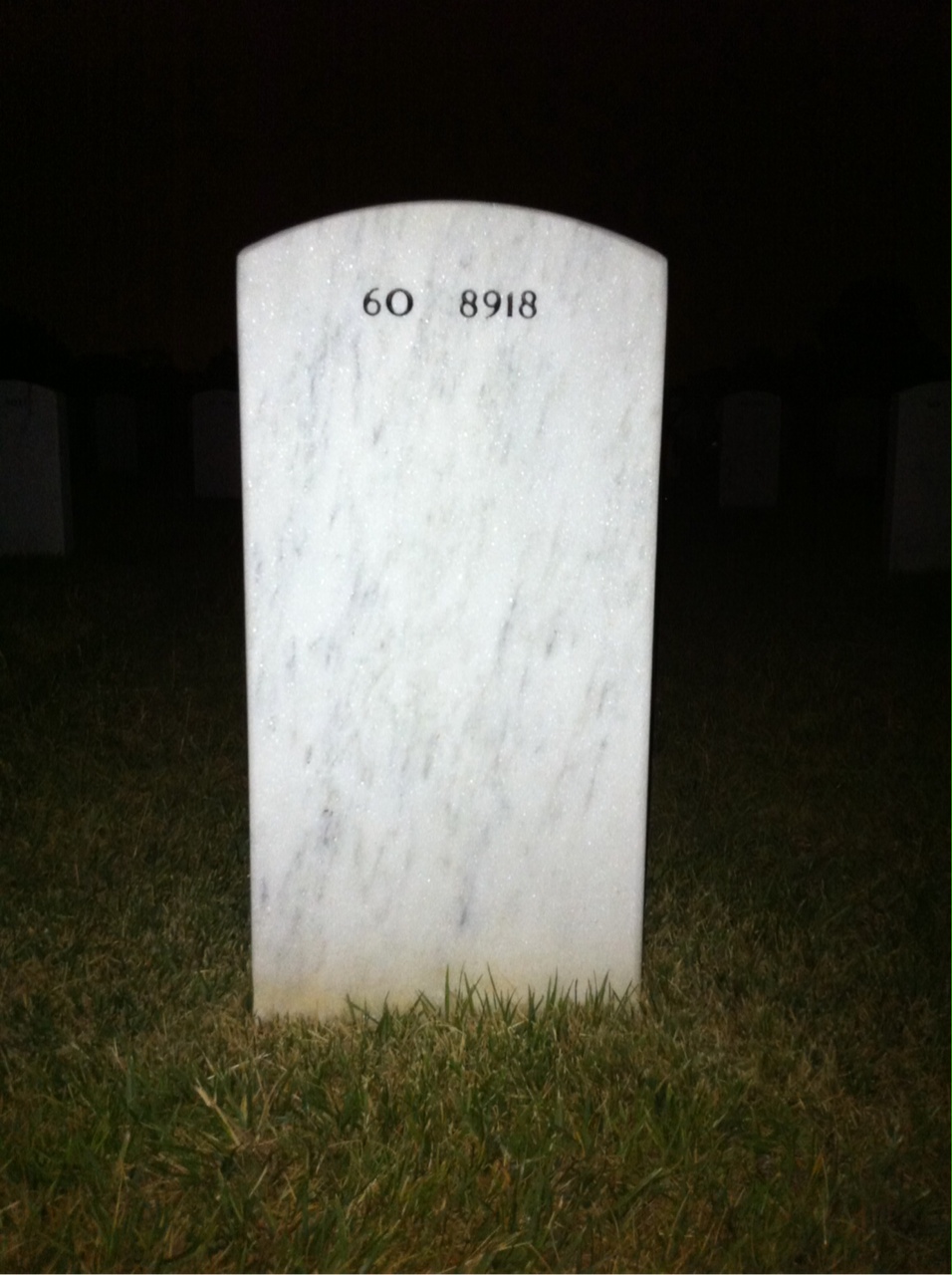 Back of headstone — Ralph Smith