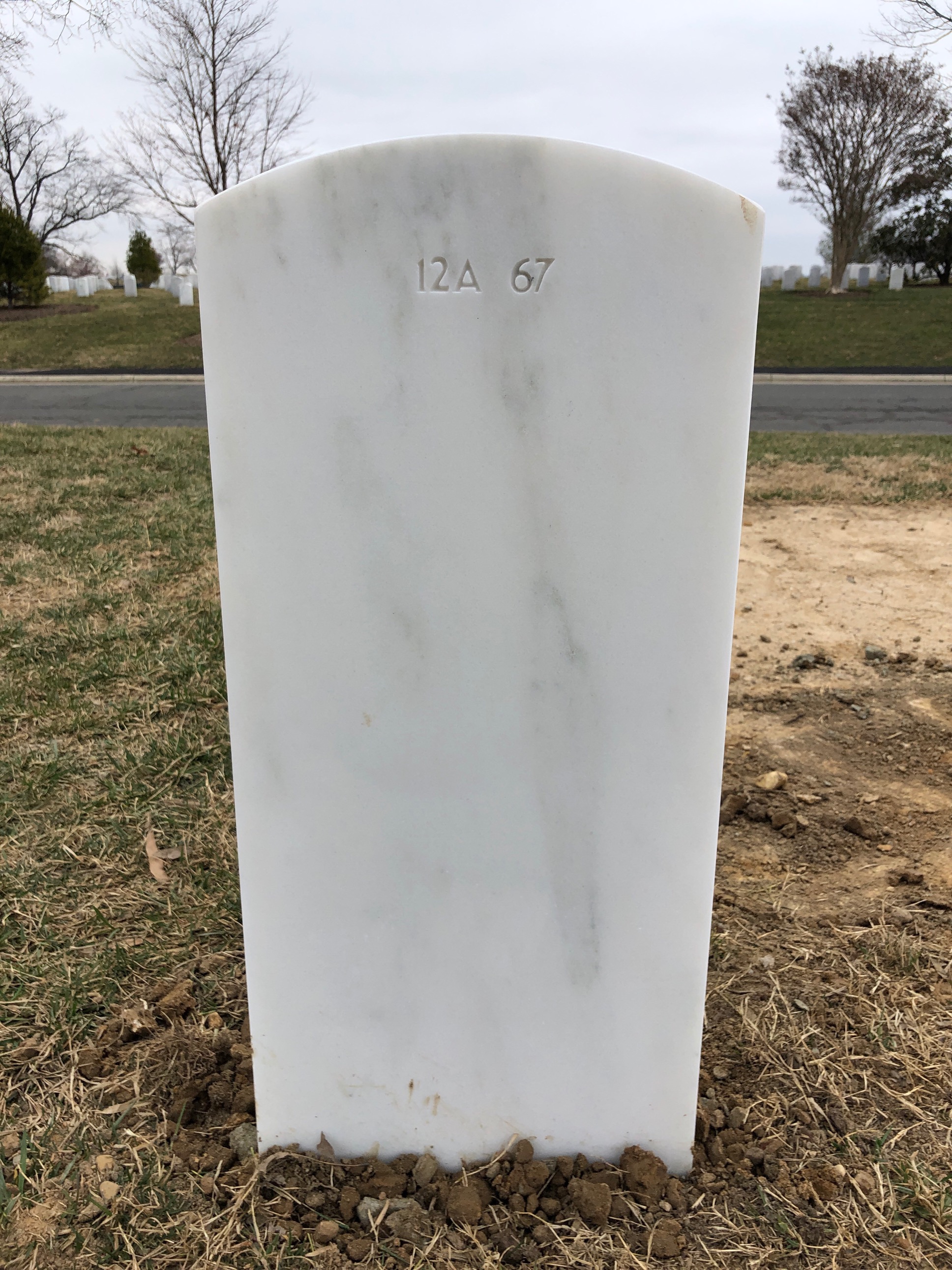 Back of headstone — Laurentino Joseph Terra