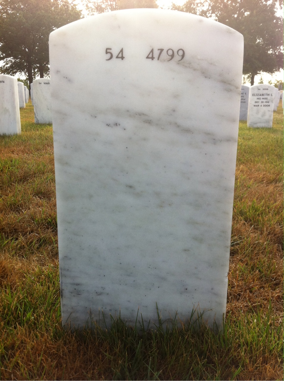 Back of headstone — Willie Saylor