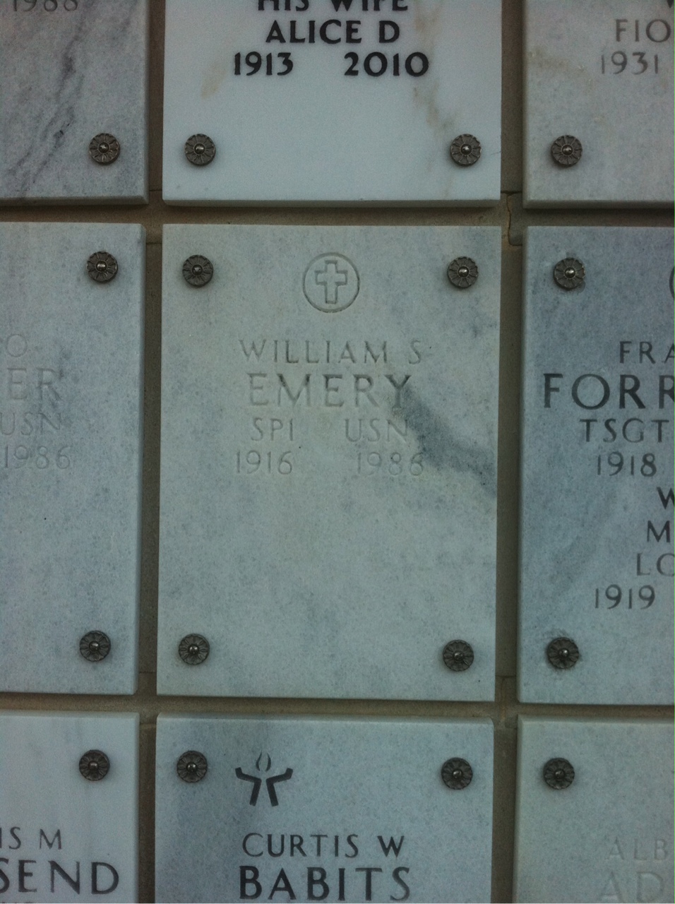 William S Emery