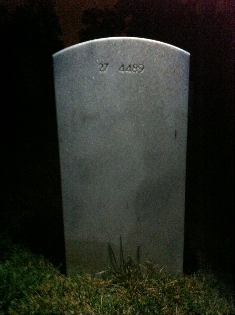 Headstone of Unknown Unknown