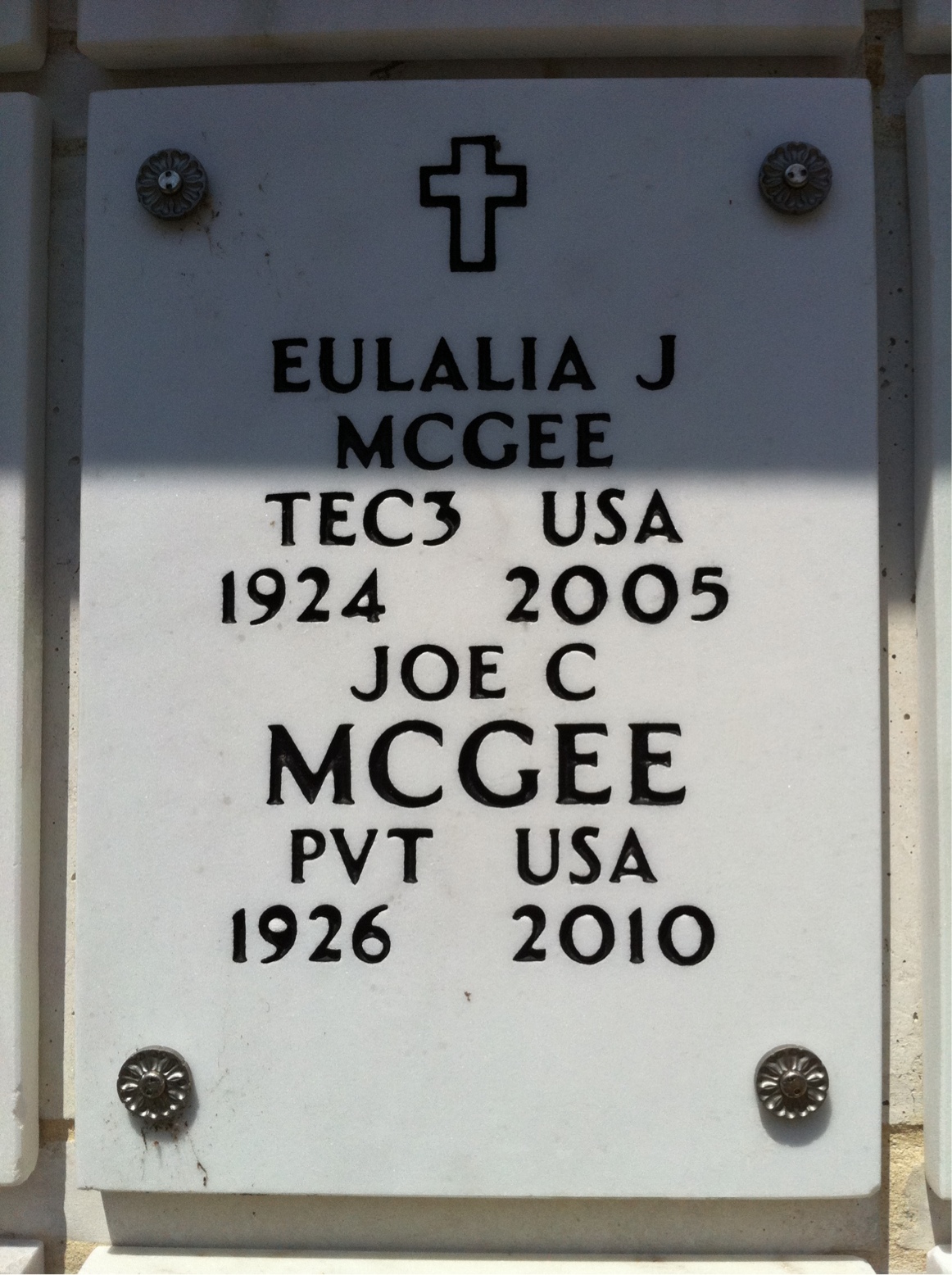 Eulalia Mcgee