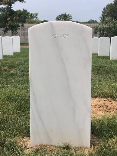 Back of headstone — Chester R Sulek