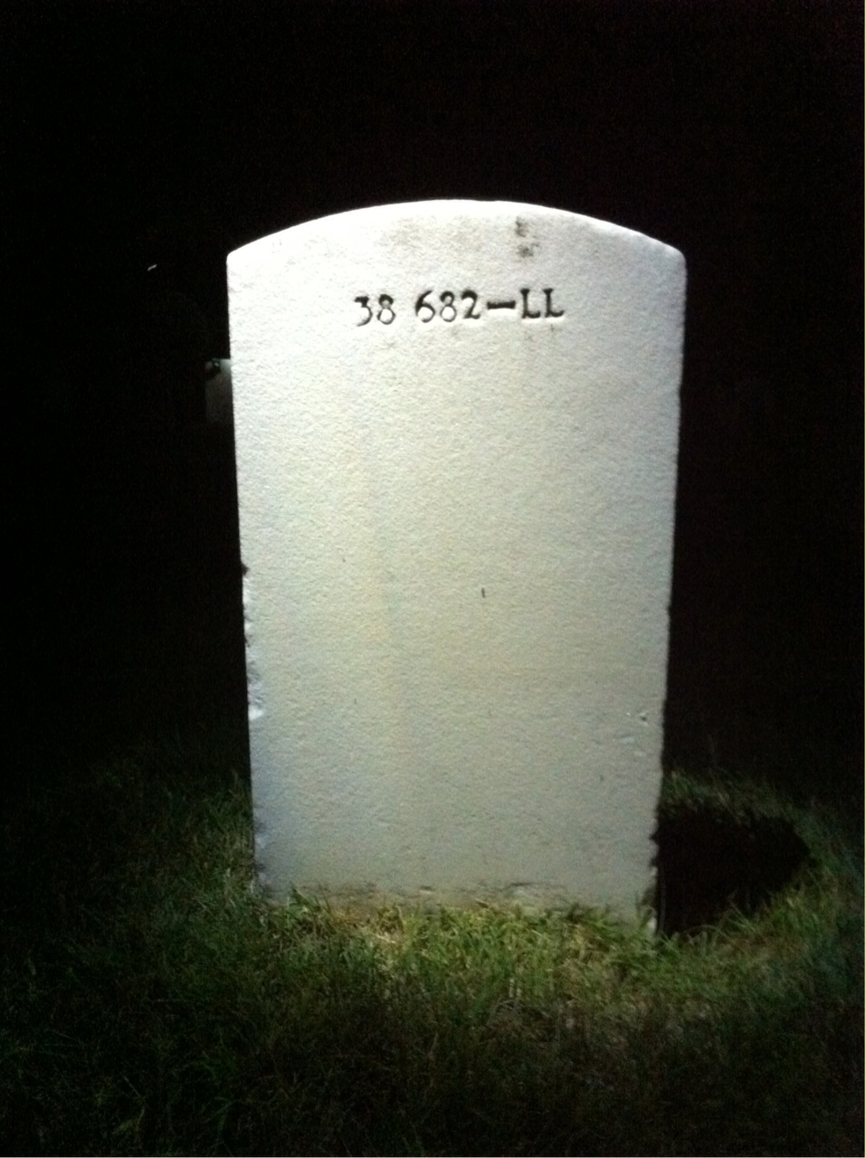 Back of headstone — Robert Miller