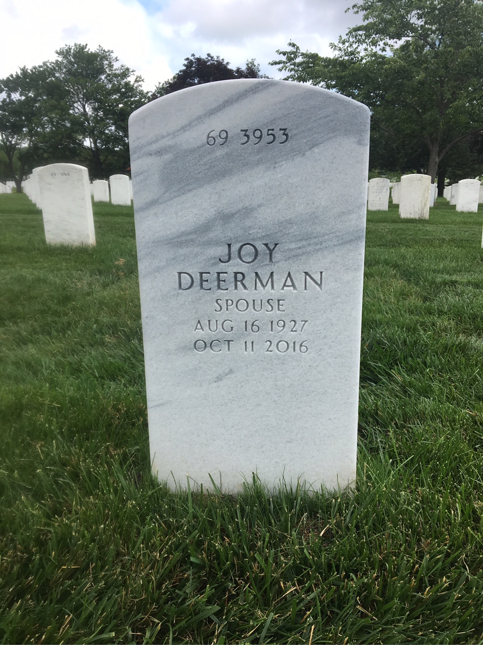 Back of headstone — James Puettman