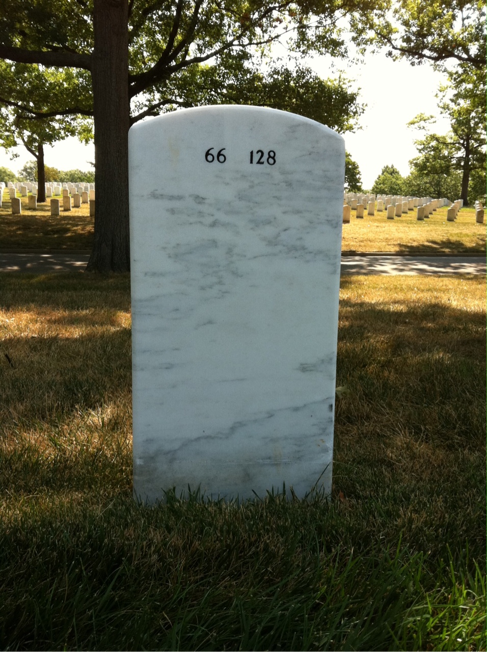 Back of headstone — Joshua Tobin