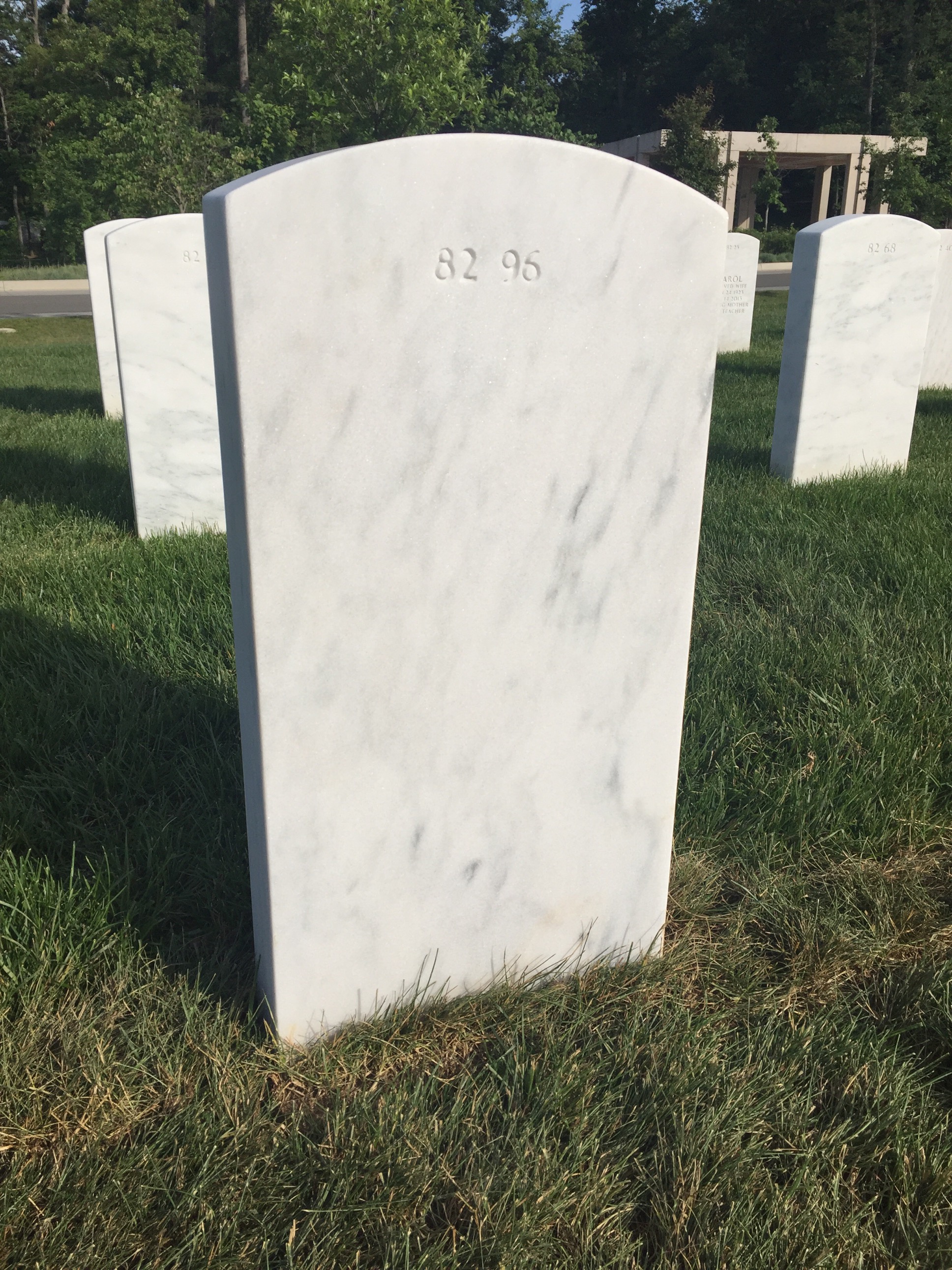 Back of headstone — Tommy Lee Thompson