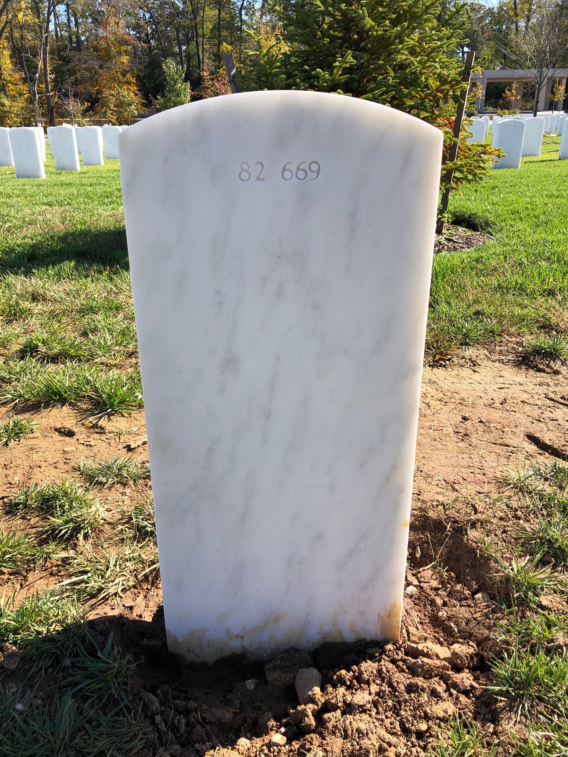 Back of headstone — William Patrick Kelly