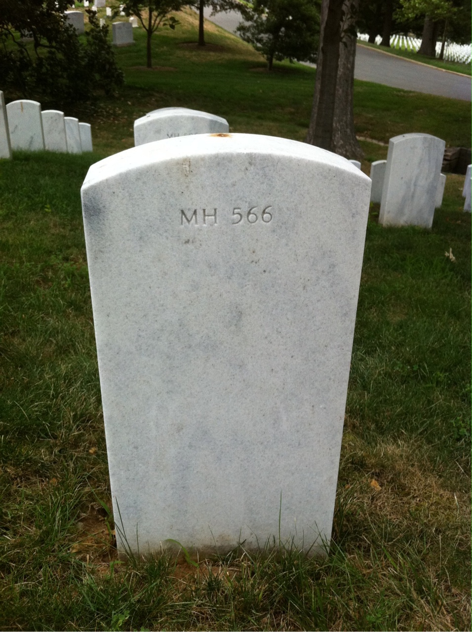 Back of headstone — James Mckenzie