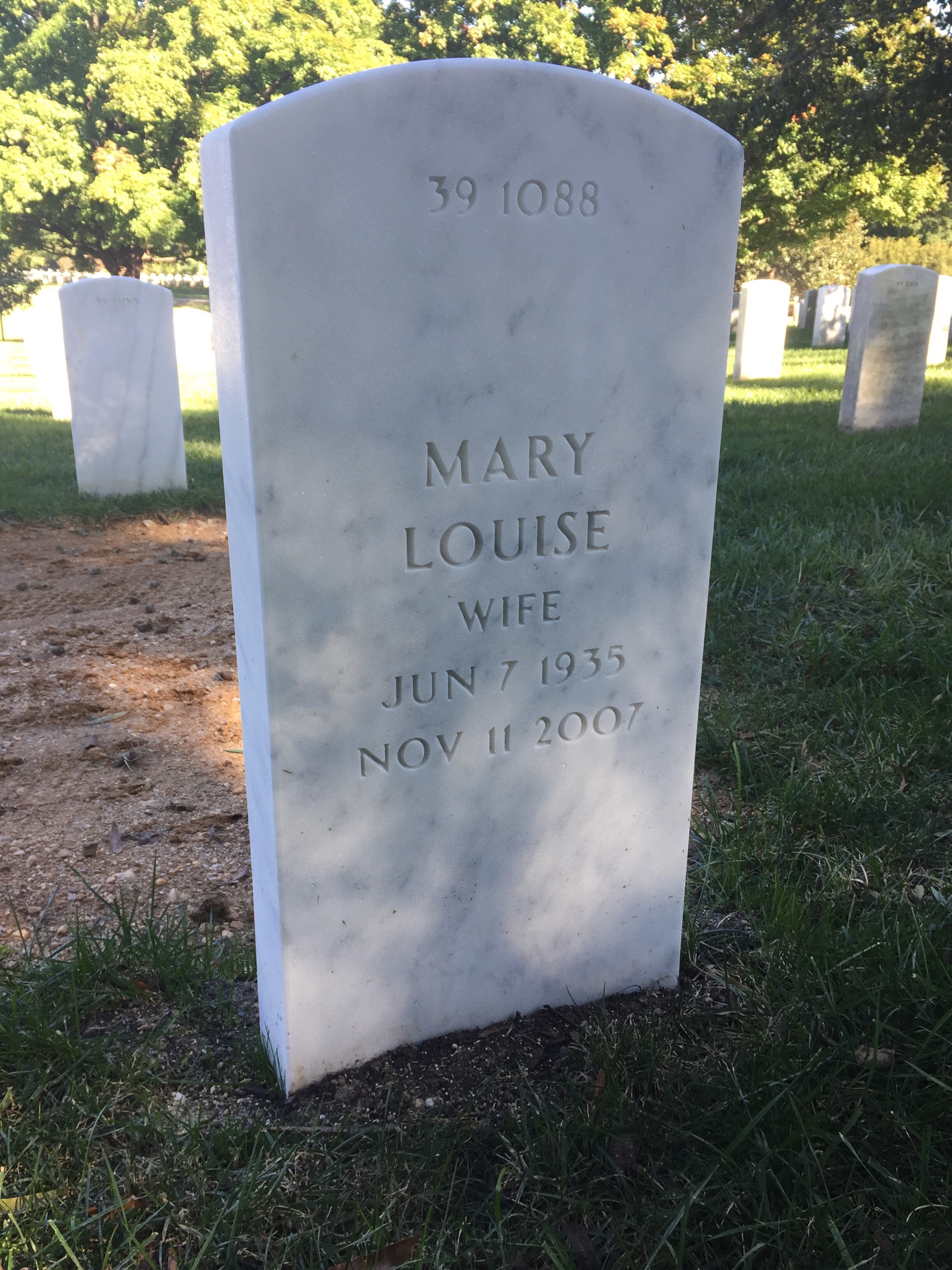 Back of headstone — Gaylord Mckoy