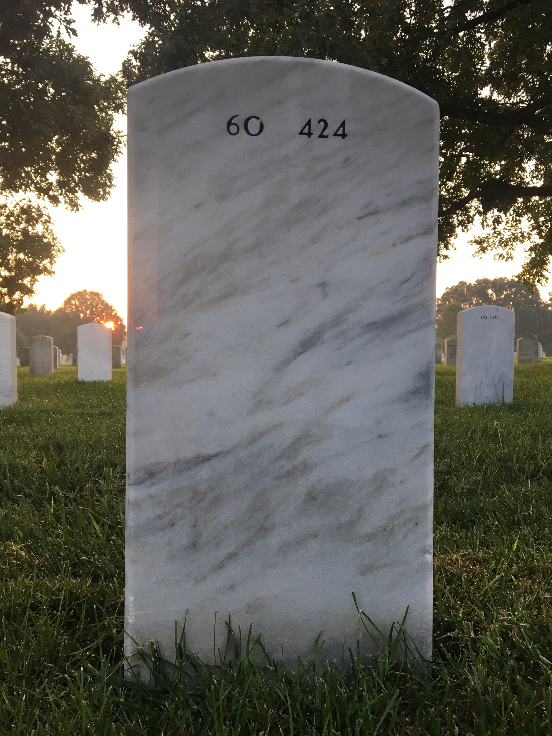 Back of headstone — Patricia Shaughnessy