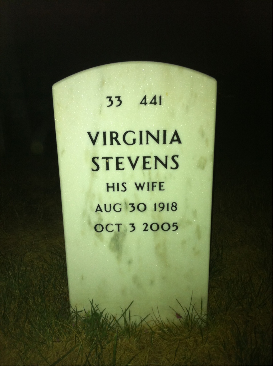 Back of headstone — John Daskalakis